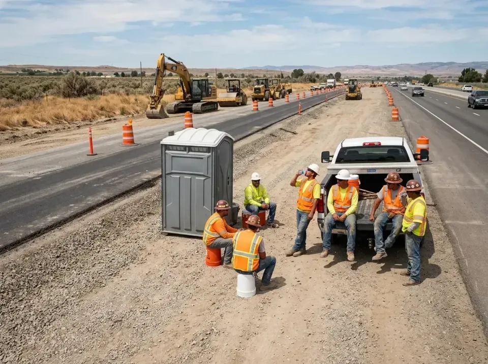 highway-road-construction-crew-007 — frequently asked questions, Porta Potty and Restroom Rentals in Albion, IL